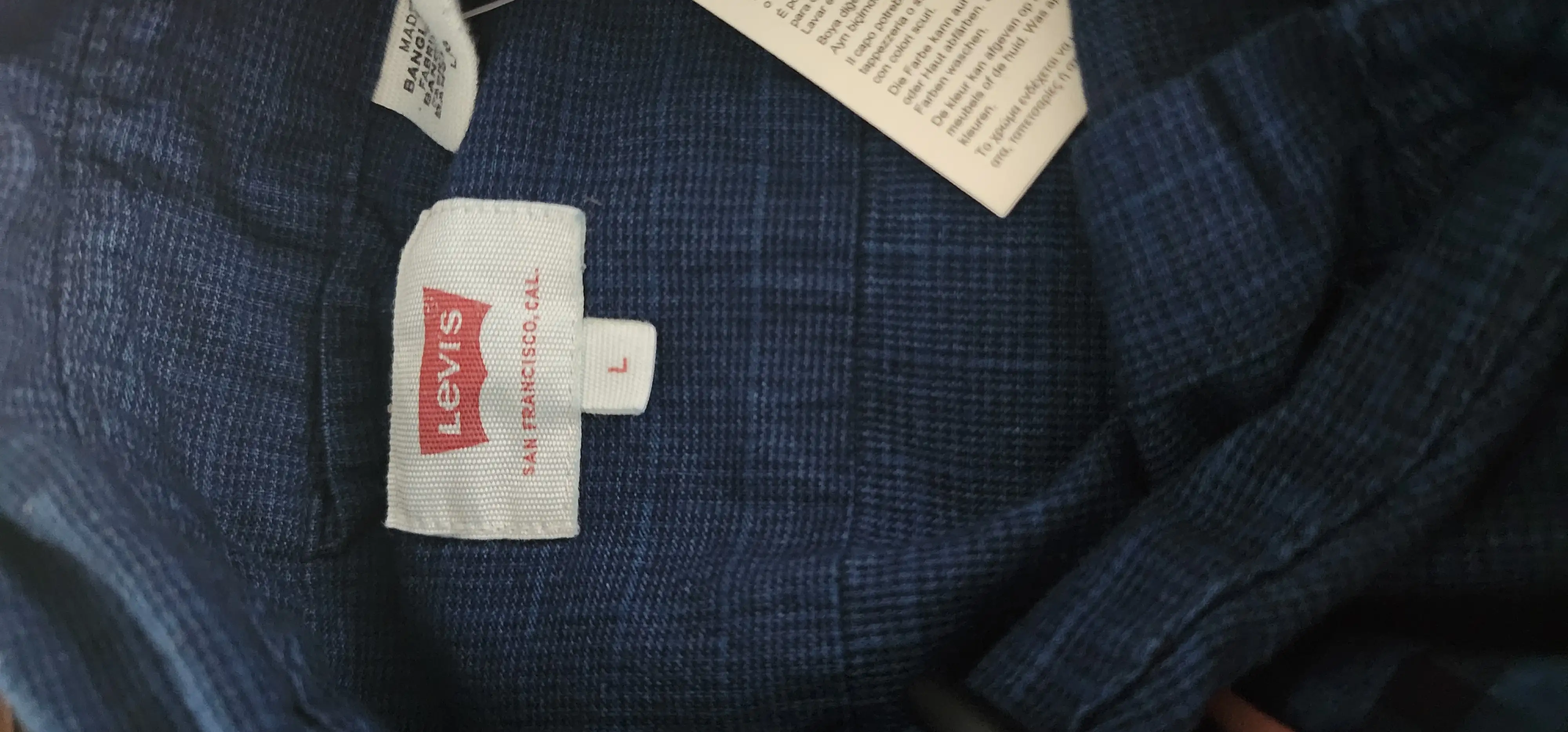 Camisa manga a cuadros 2