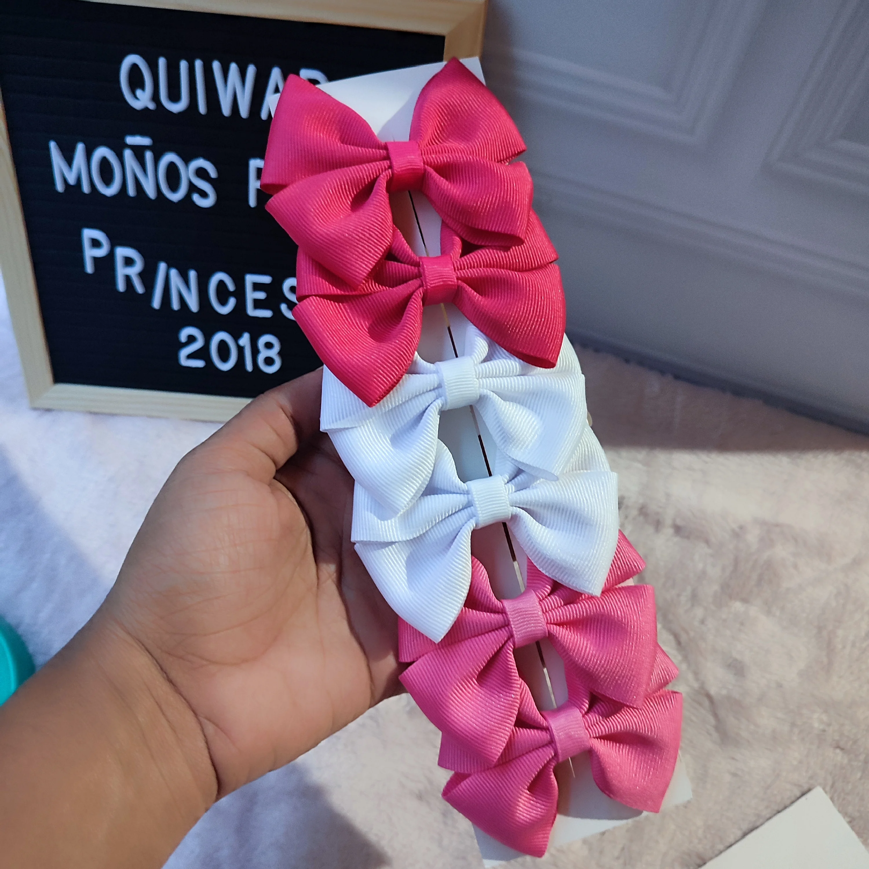Set Andrea X 6 Ind (Fucsia, Blanca y Rosada)