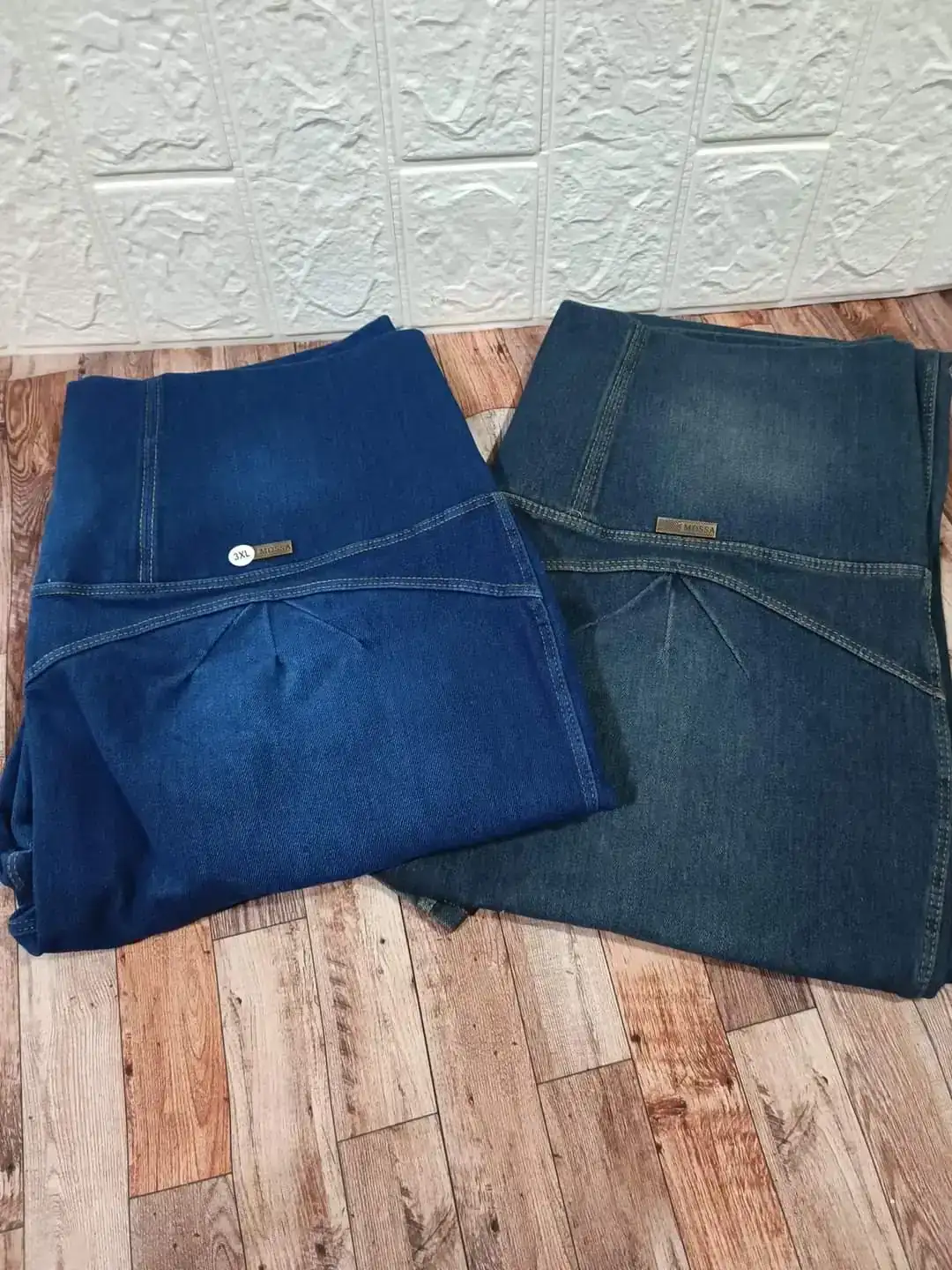 Jeans mossa talle grande