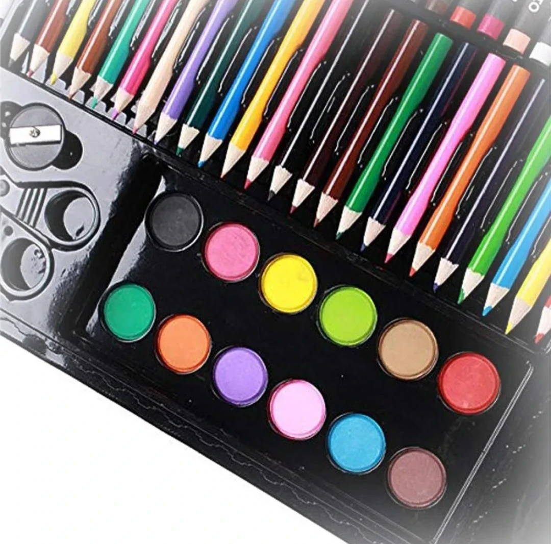 Set De Arte Maleta 150 Piezas Lápices Para Colorear 2