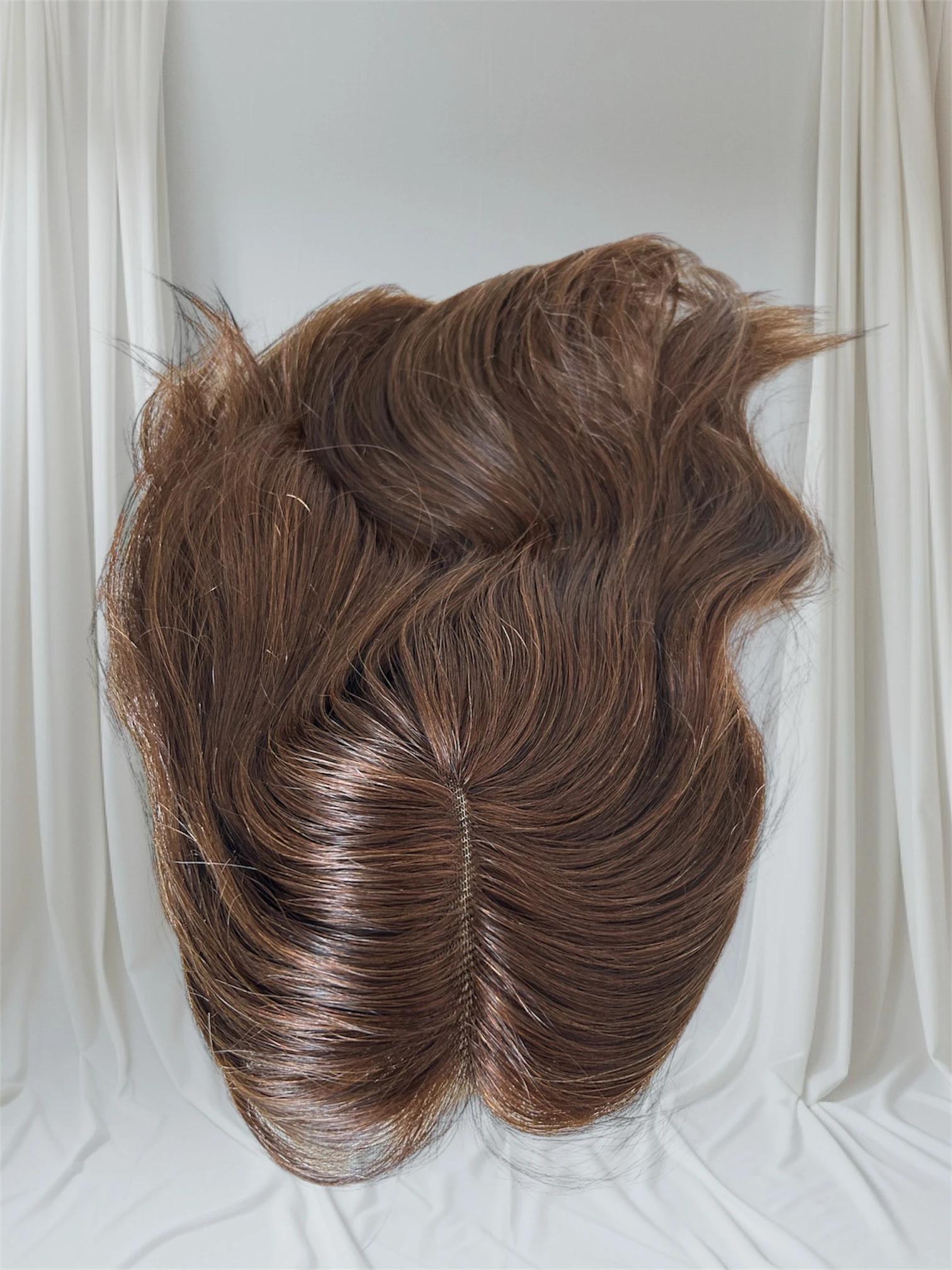Topper cabello humano 14” con frontal  6