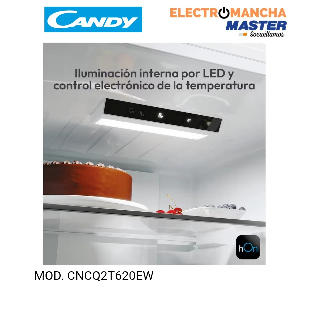 FRIGO COMBI CANDY CNCQ2T620EW 2,05"60 BLANCO NF E  4