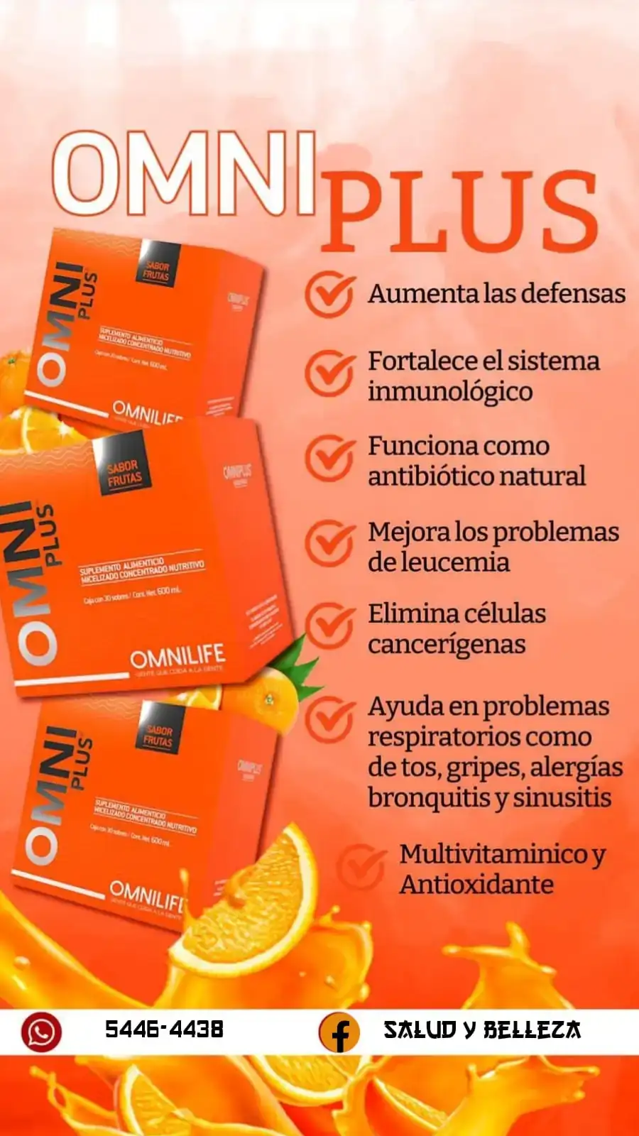Omniplus frutas C/30 Sobres 