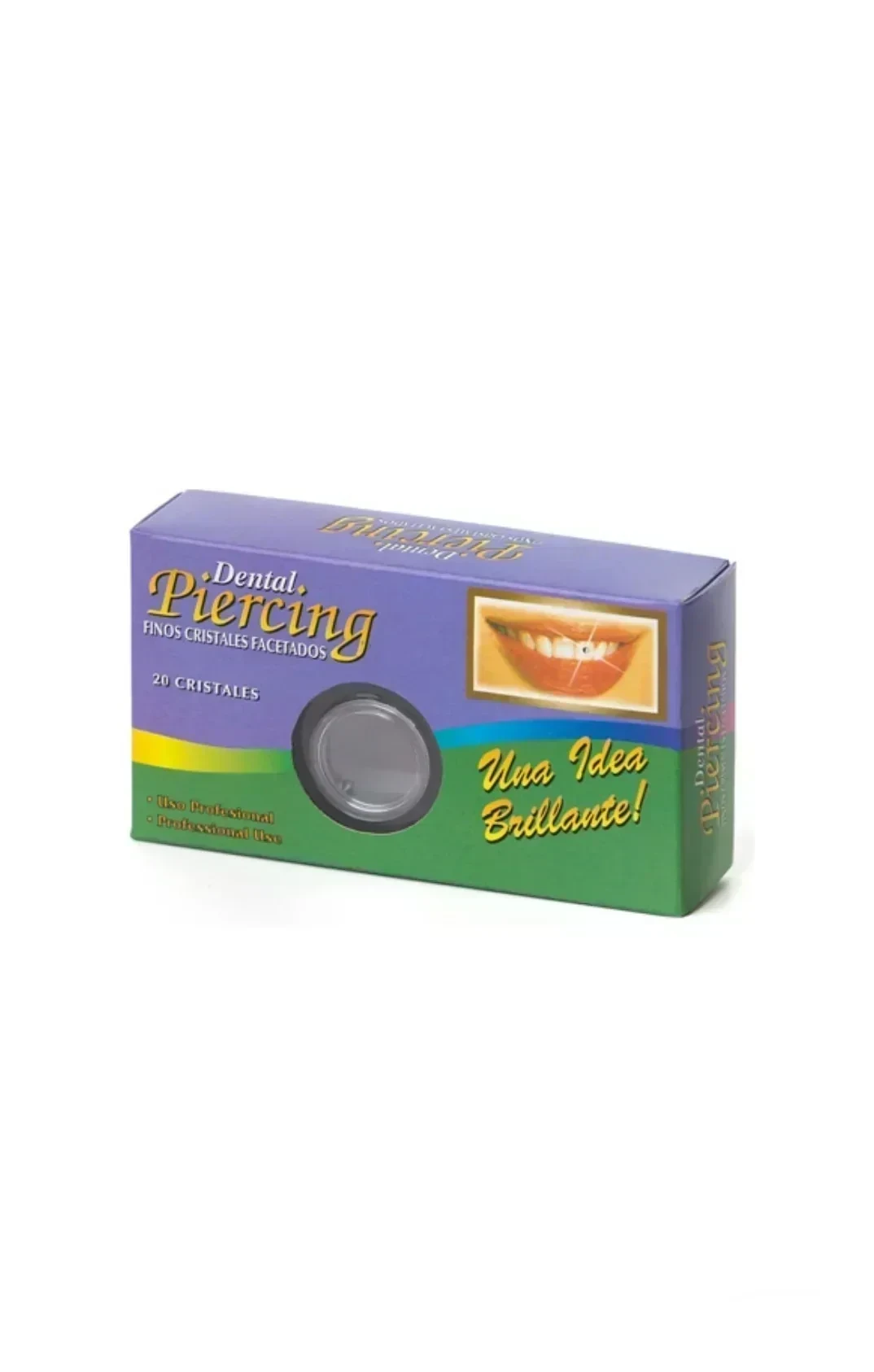 PIERCING DENTAL CRISTAL X UNIDAD