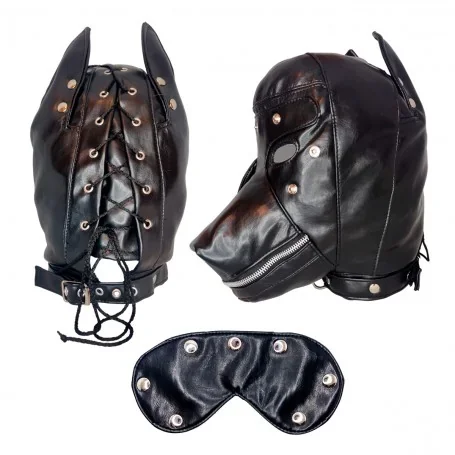 Máscara de Perro Sado Bdsm 4