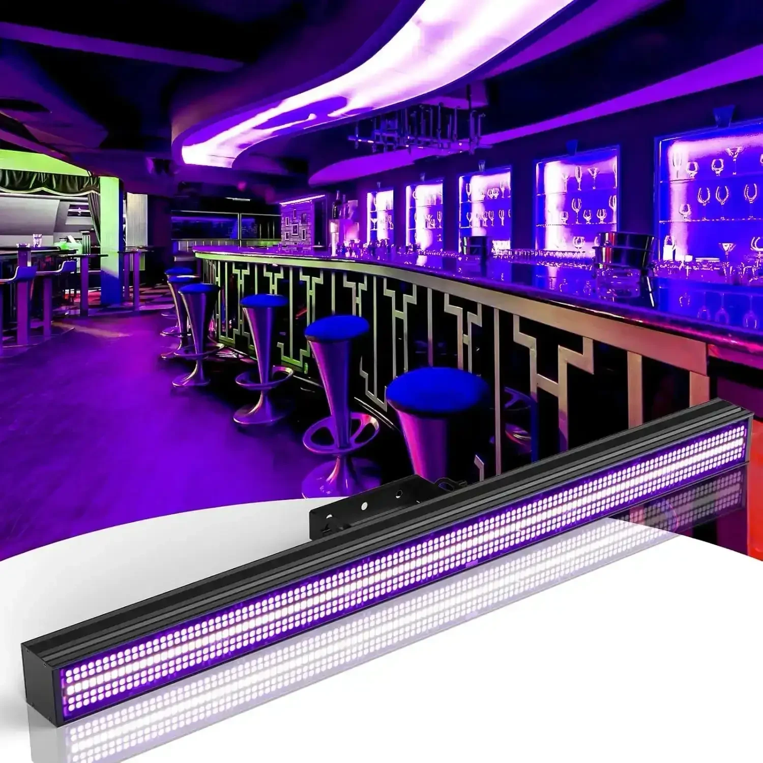 BARRA LED PIXEL CON STROBO CENTRAL ,,,  2