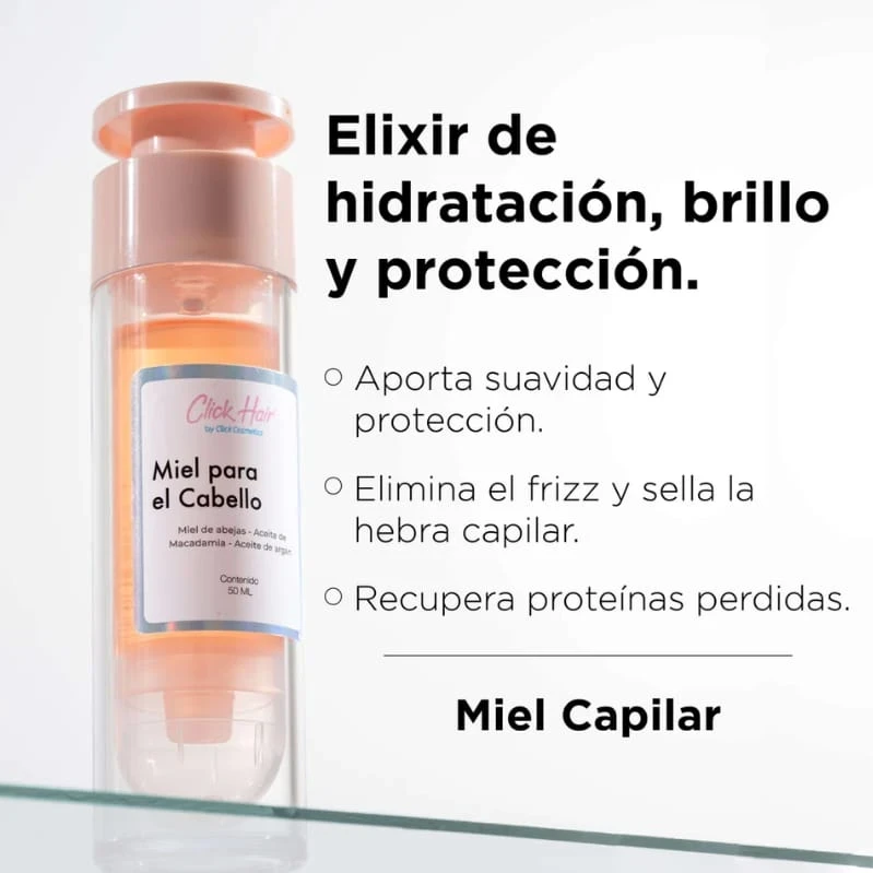 click hair miel capilar aceite macadamia y argan 50 ml.jfif