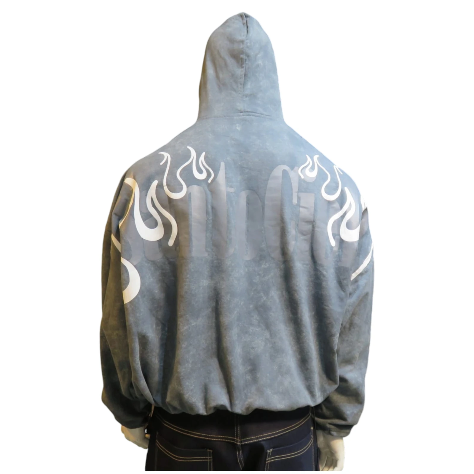 Sudadera cargo gris 3
