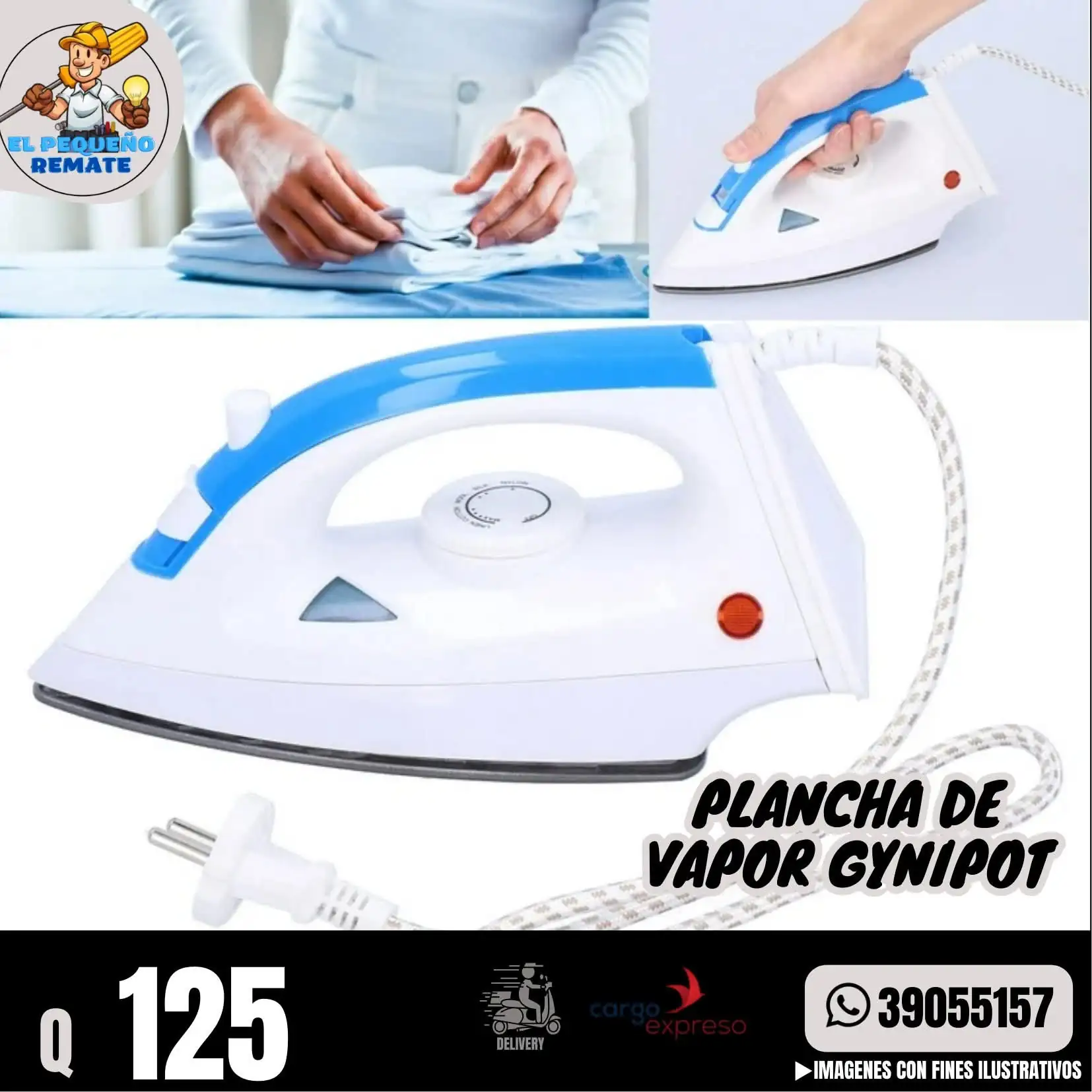 PLANCHA DE VAPOR GYNIPOT