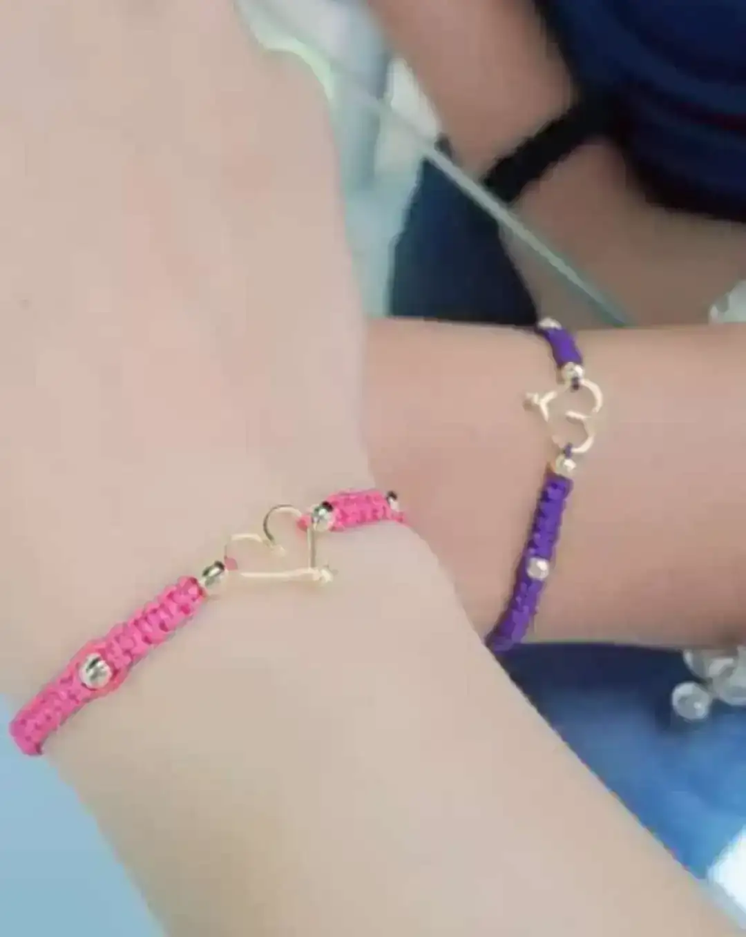Pulseras Bff 💜💕 3