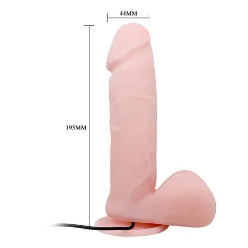 Vibrador Realistico Sopapa Testiculo 19,5Cm X 4,5Cm 2