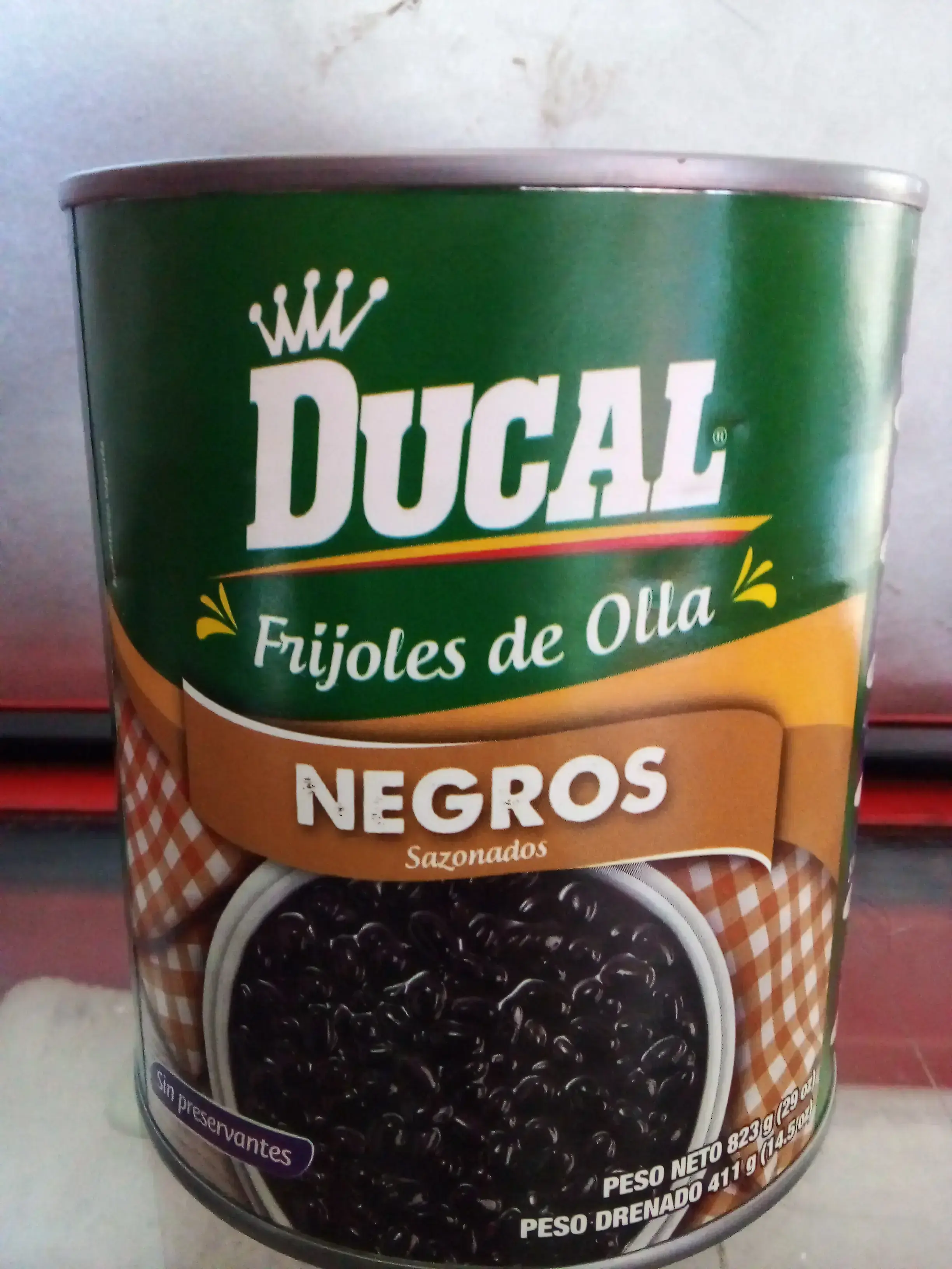 Frjoles de olla negros de 29 onza 