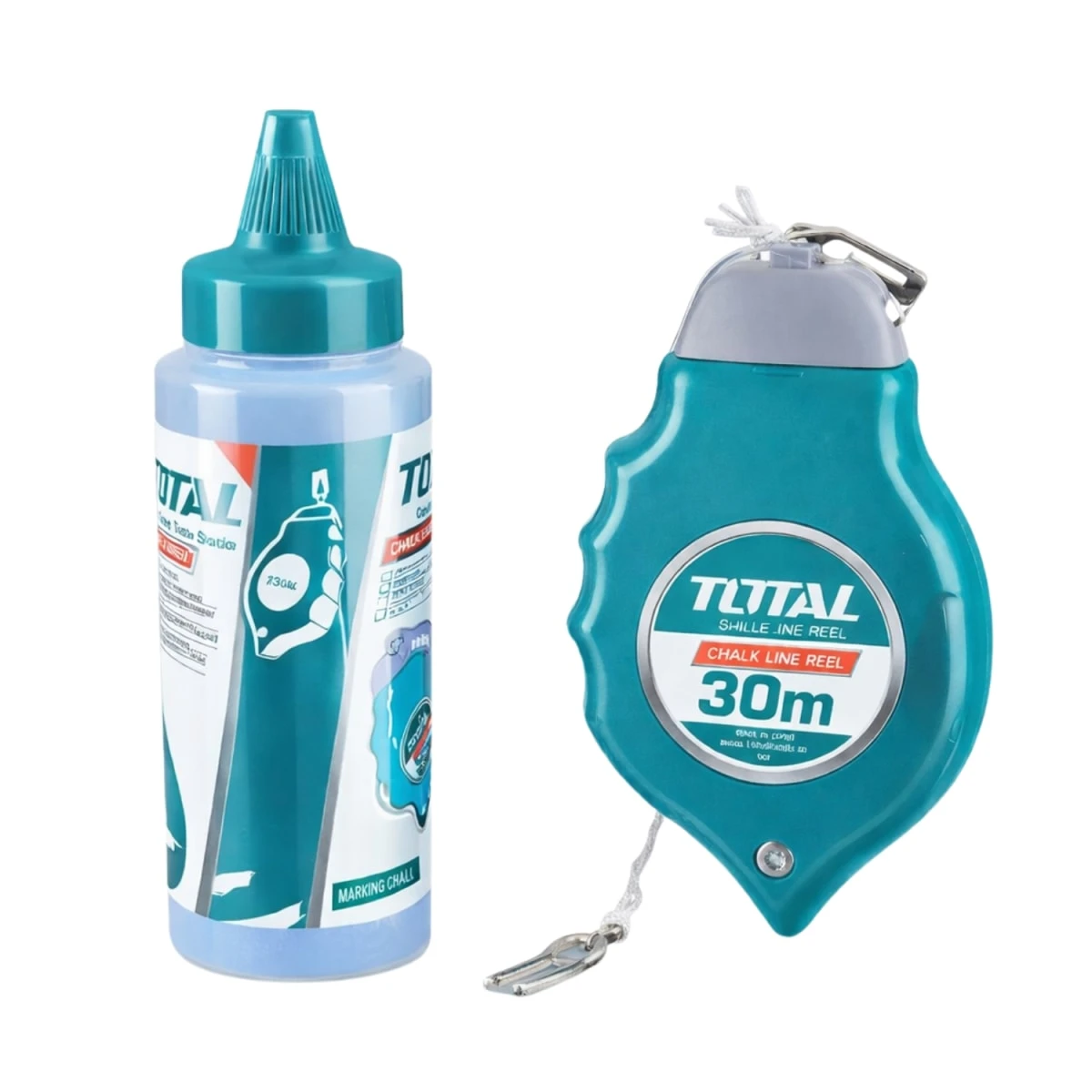 THT661301 Tiralinea mas tiza con nivel 30mt total 2
