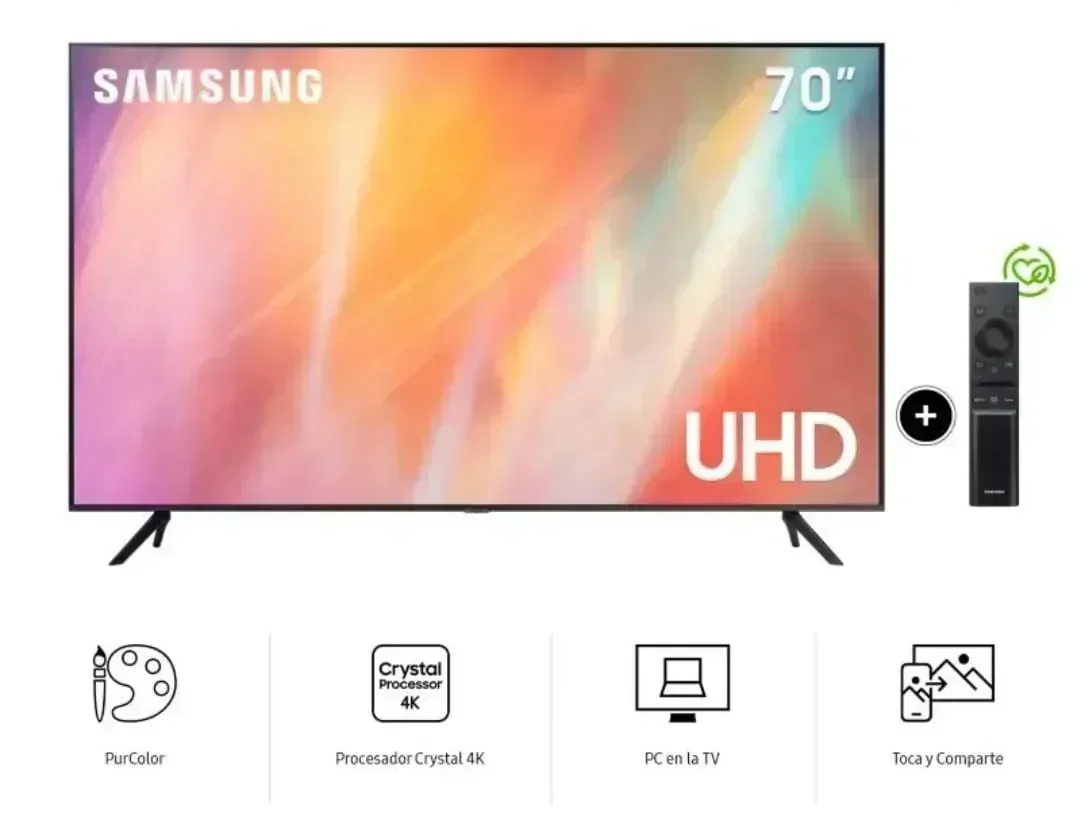 SMART TV SAMSUNG 70" AU7000