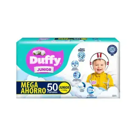 Duffy Junior x 50 Pañales para mas de 18kg 