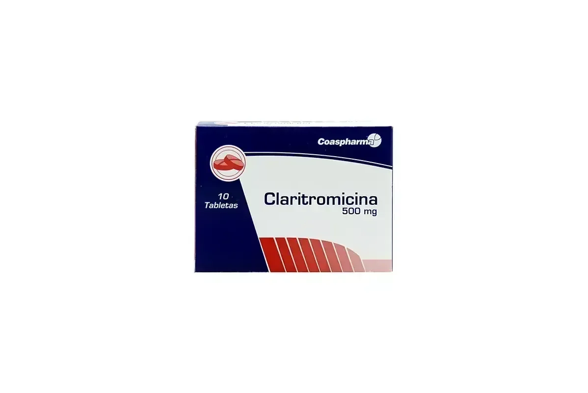 CLARITROMICINA TBL 500 MG X 10 TBL COAS