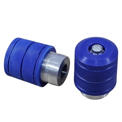 Slider eje de llantas 6 cm azul (par) DT 125 - XTZ 150 - XTZ 125 - XTZ 250 - DR 150 - XR 150 - MRX 150 - TTR 150 MF