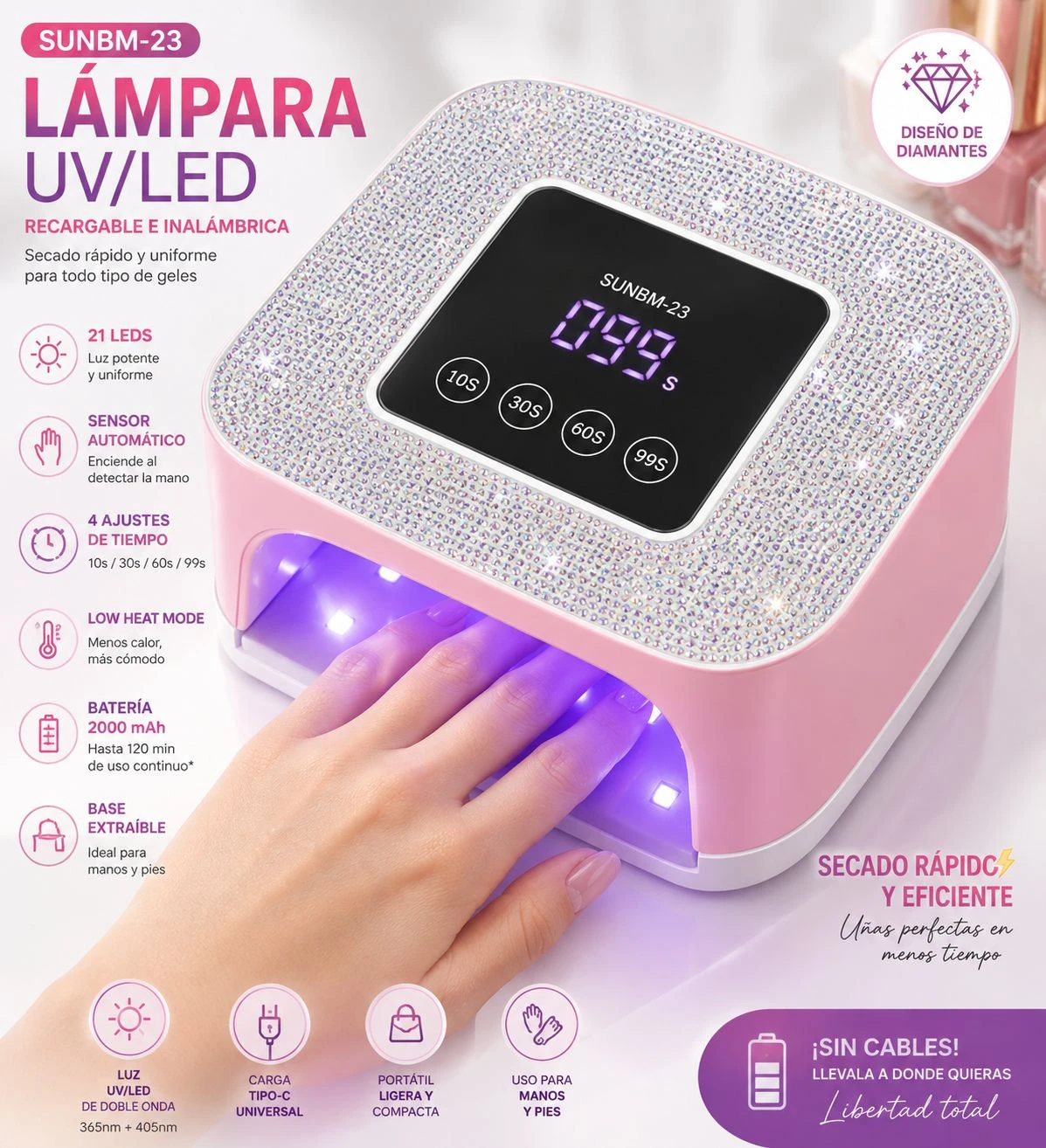 lumera beuty lampara inalambrica sunmb-23.jfif