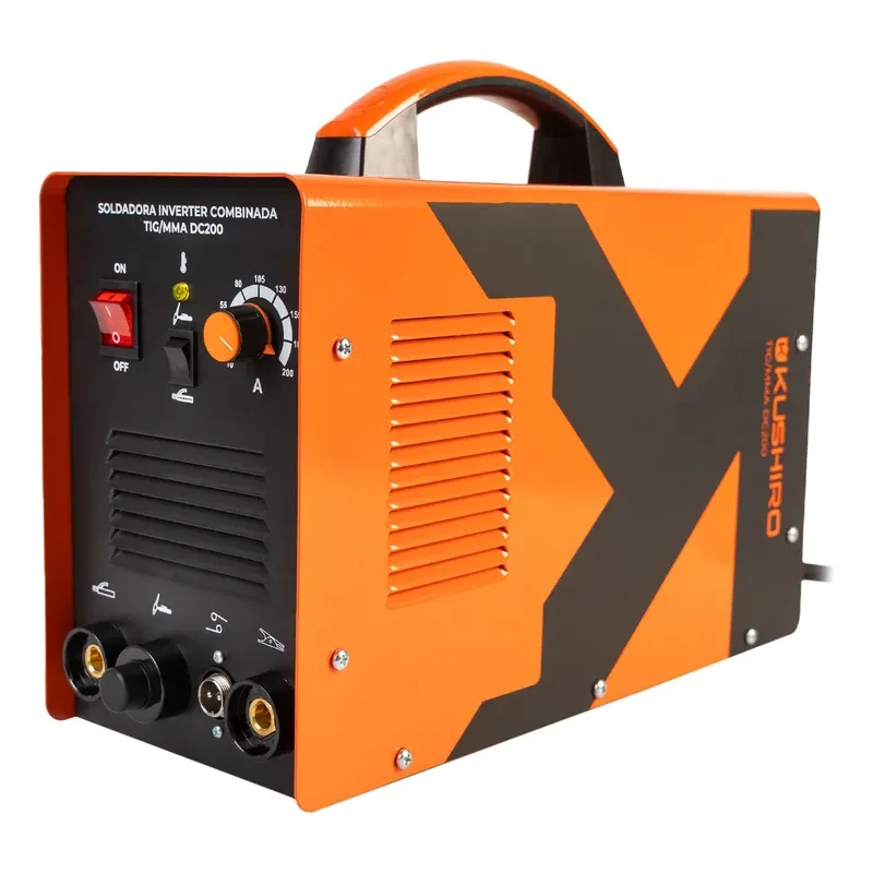 Soldadora Máquina De Soldar Inverter Tig Mma 5,2 kVA Dc200 Kushiro Color Naranja Frecuencia 50Hz/ 60Hz 4