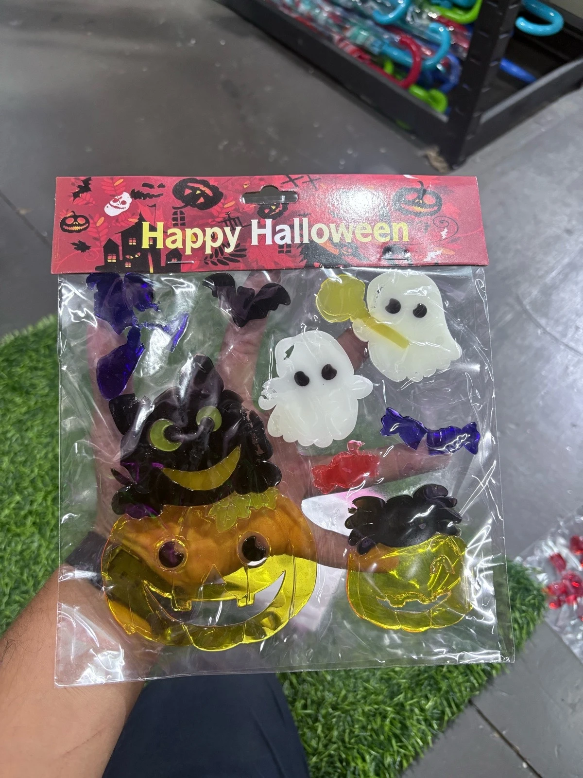 PAQUETE DE 12 sobres de pegatinas halloween  3