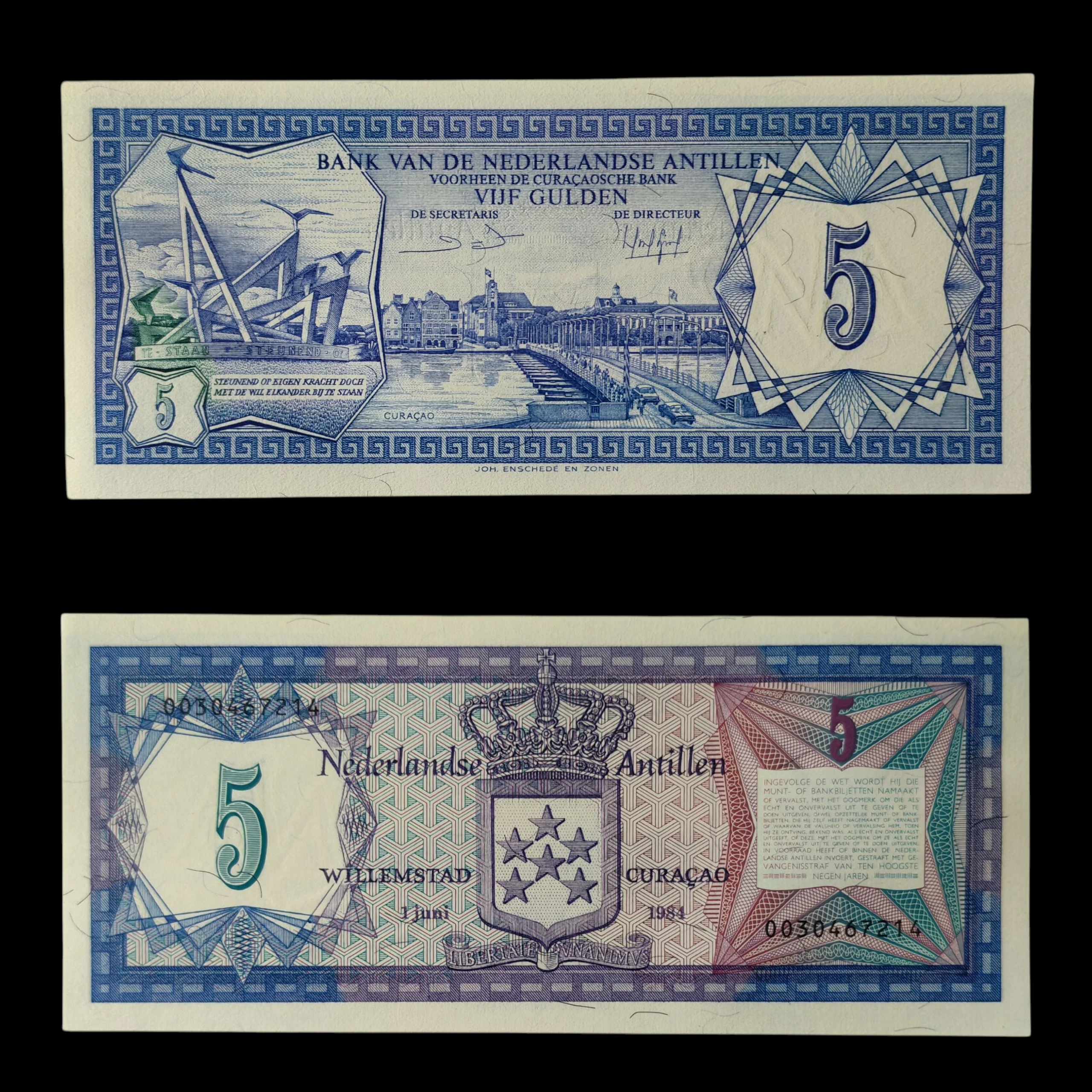 ° Antillas Holandesas 5 gulden UNC