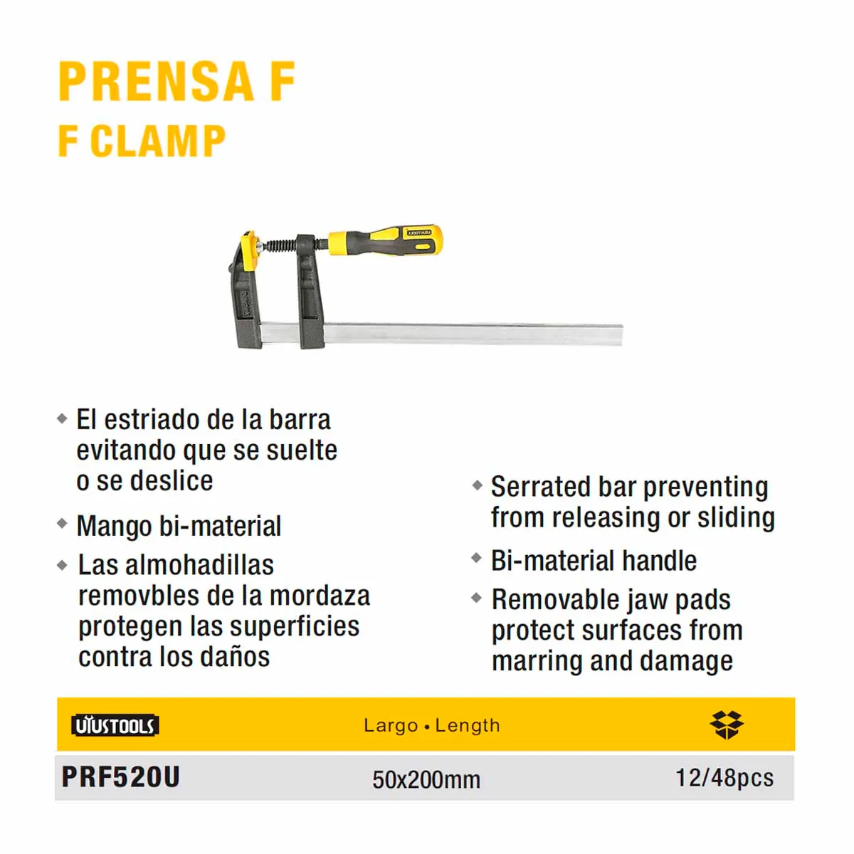 PRENSA F UYUST (20cm) 50 X 200