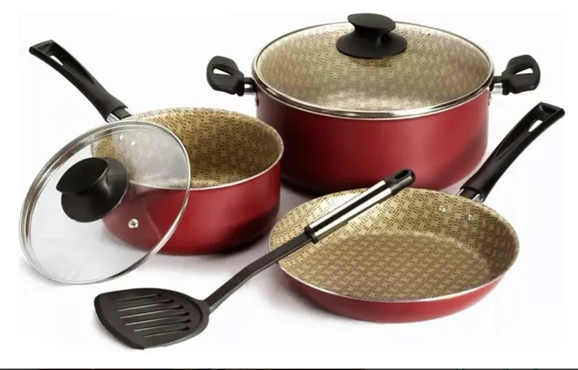 BATERIA DE COCINA JOVIFEL RIVOLI ROJO 4 PIEZAS 2