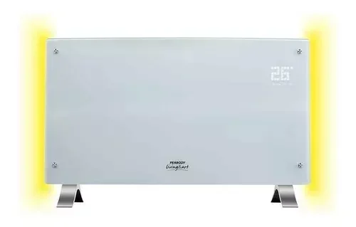 Vitroconvector Peabody Eléctrico Blanco Led PE-VQM20N Curvo 2000w