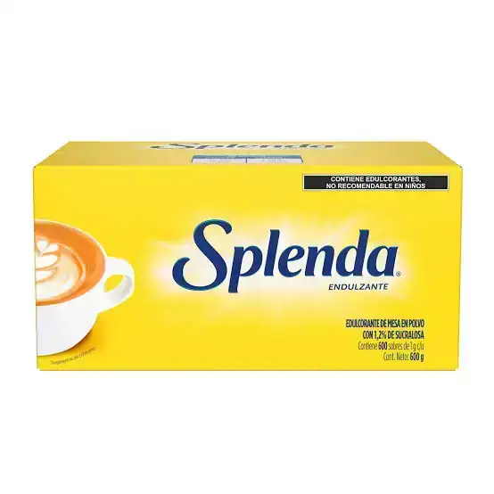 Splenda endulzante 600 sobres de 1g