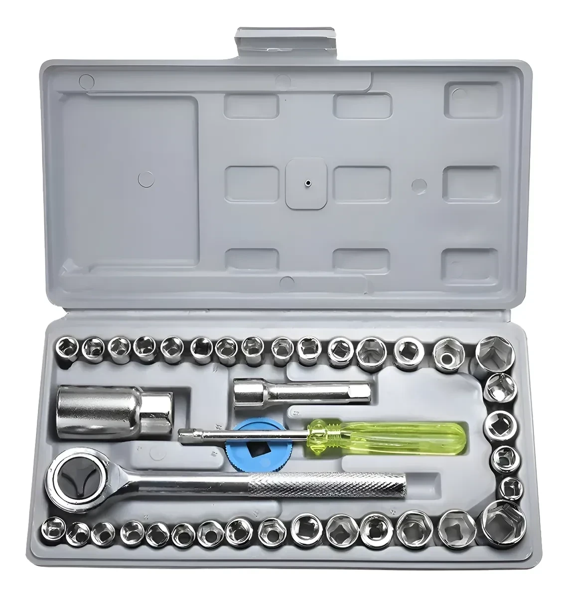 Caja Set Dados Chicharra 40 Piezas Herramientas