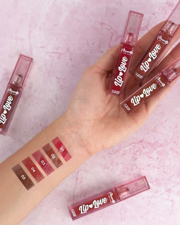 Lipgloss Koreano Lip Love Purpure 2
