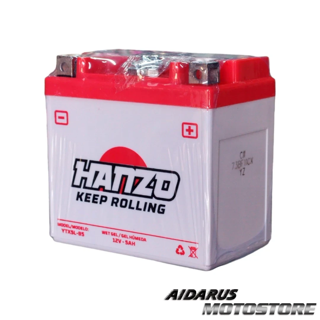 BATERIA HANZO YTX5L-BS PARA MOTO
