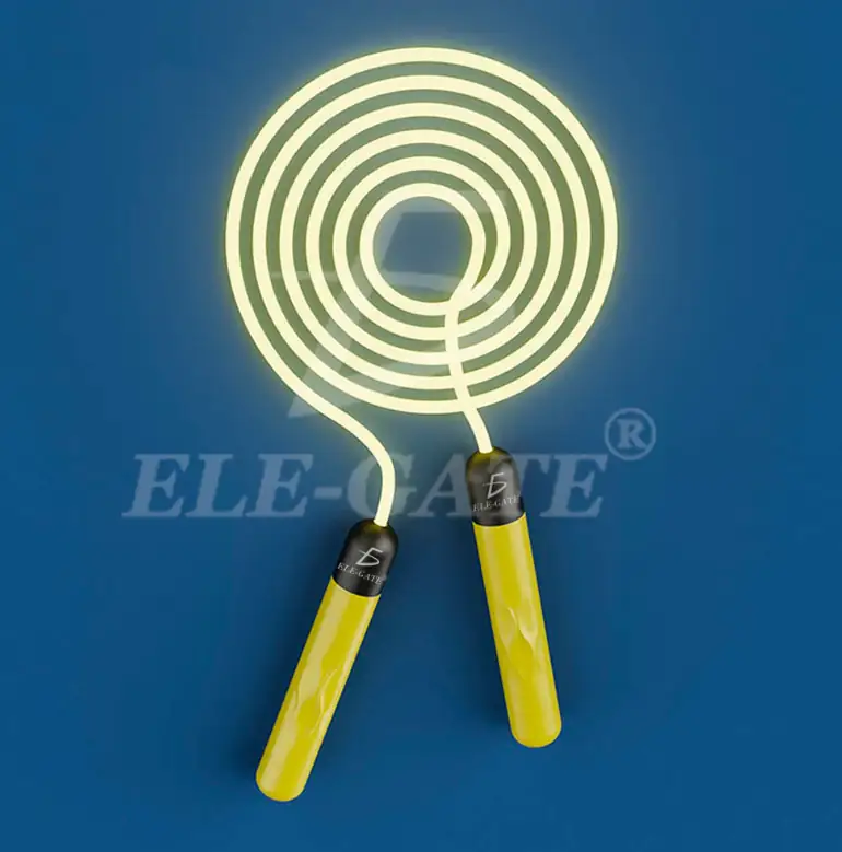 Cuerda Para Saltar Brillante Fácil De Ajustar Luz LED  4
