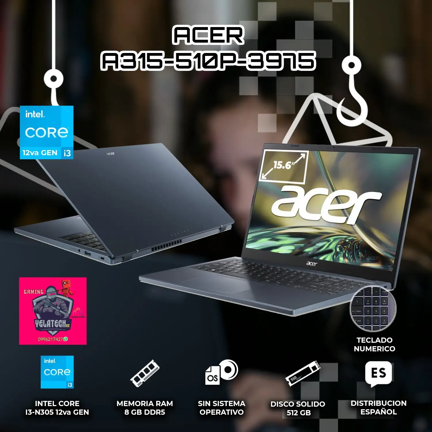 NOT ACER A315-510P-3975 i3