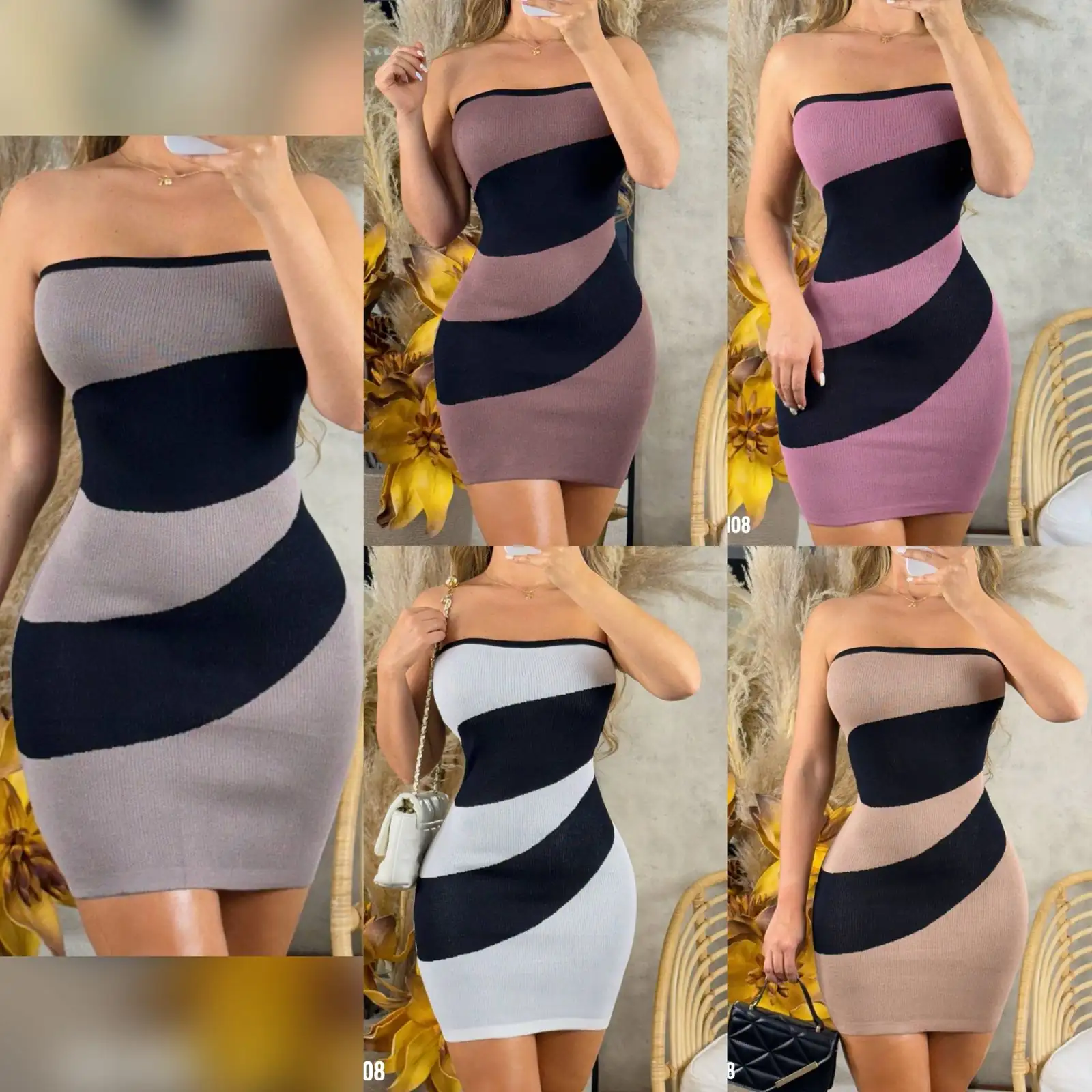 😍🥰 Hermoso vestido Straple 👗 😍 💘 