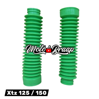 RP Xtz 125 / RP Xtz 150 Fuelles para Barras telescopicas color verde FT 3121