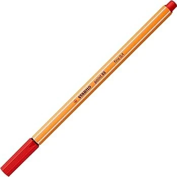 Estabilo rotulador rojo punta 0.4 