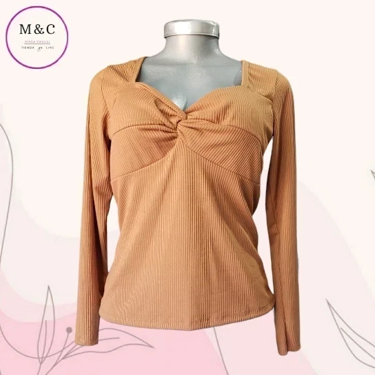 Blusa rib unitalla  3