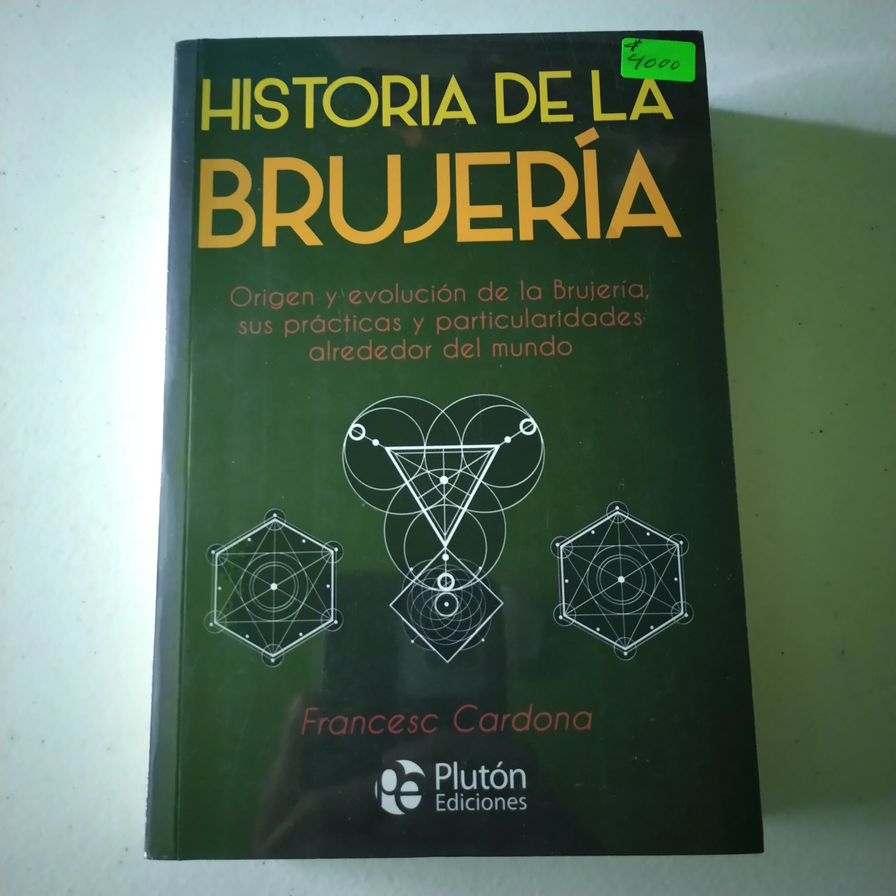 Historia de la brujería, Francesc Cardona, nuevo 