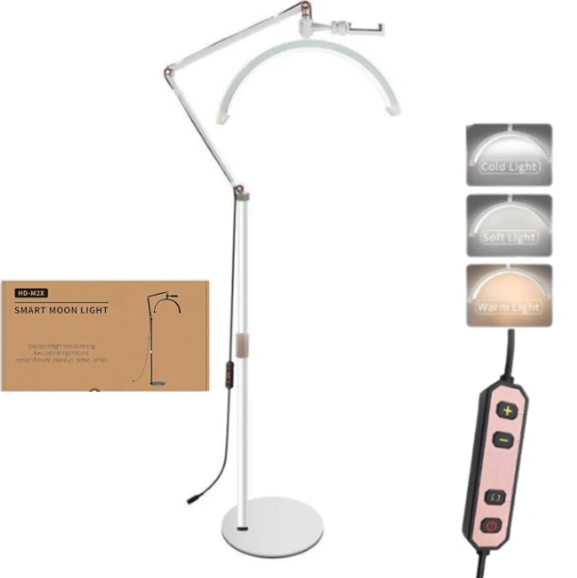 Media Luna 16" / 20w / 180 Leds / Con Pie Base