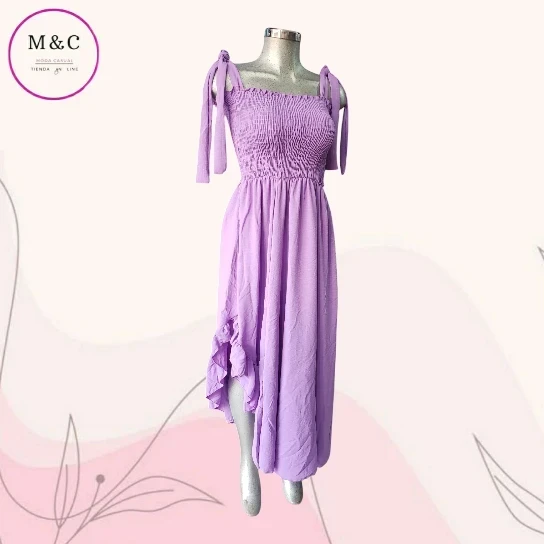 Vestido largo tirantes