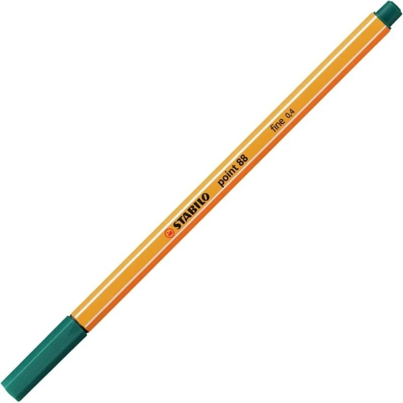 Estabilo rotulador verde bandera punta 0.4 