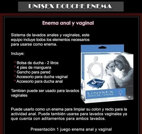 Unisex Ducha Enema 3
