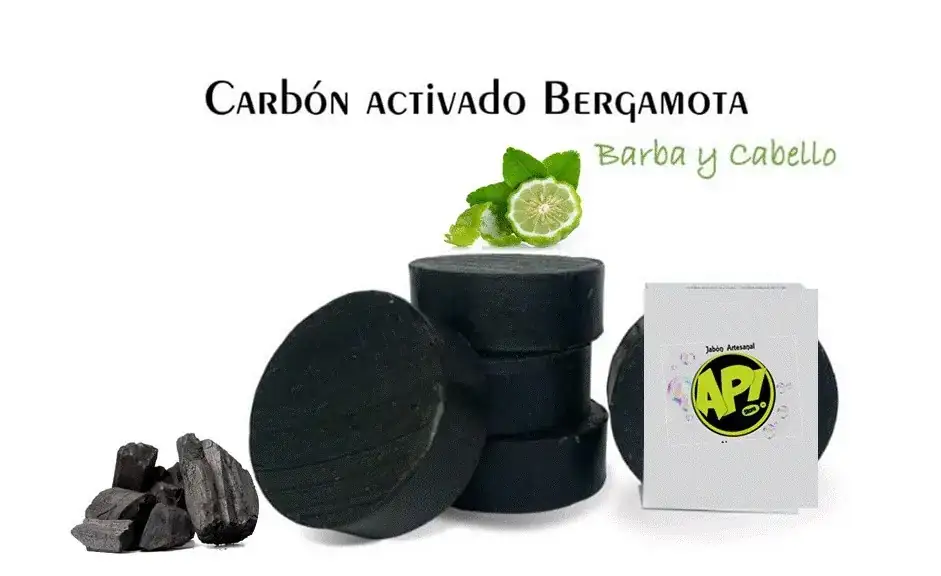 Jabón Carbón Activado y Bergamota