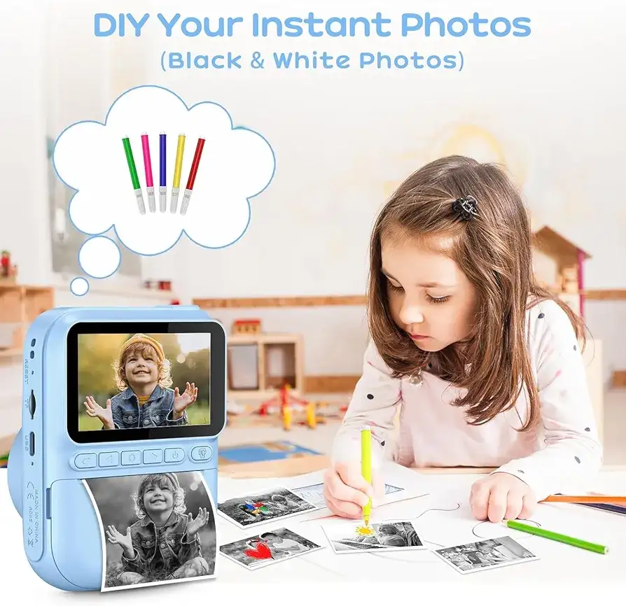 CAMARA DE IMPRESIÓN INSTANTÁNEO PARA NIÑOS 🚸 2