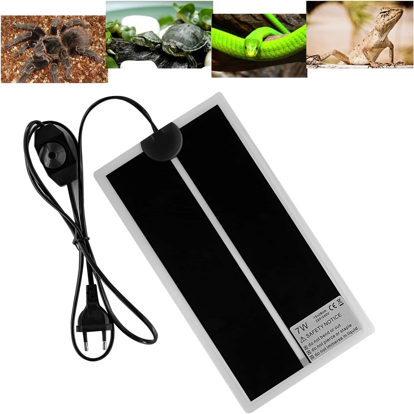 Placa Térmica 7w para Reptiles Exoticos Nr-01-7w