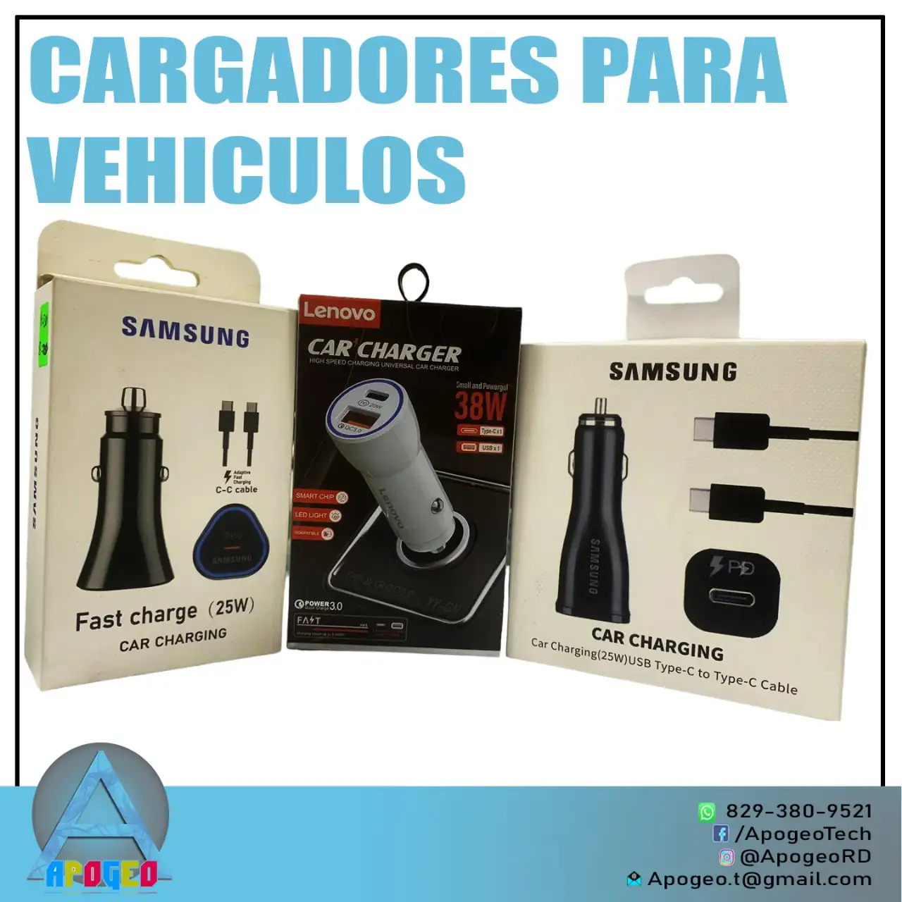 Cargador Samsung Para Vehículo
