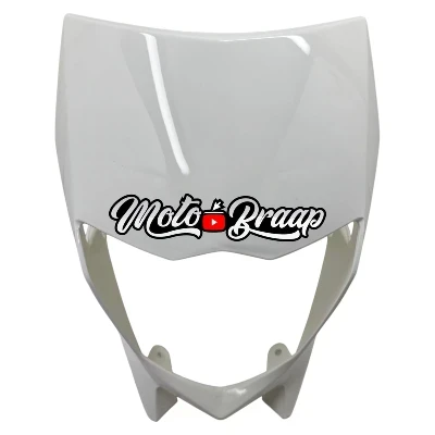 PL XTZ 125 Careta plastica Blanca MTZ