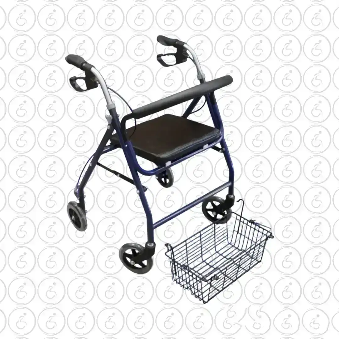 Andadera Rollator Plegable Azul HD