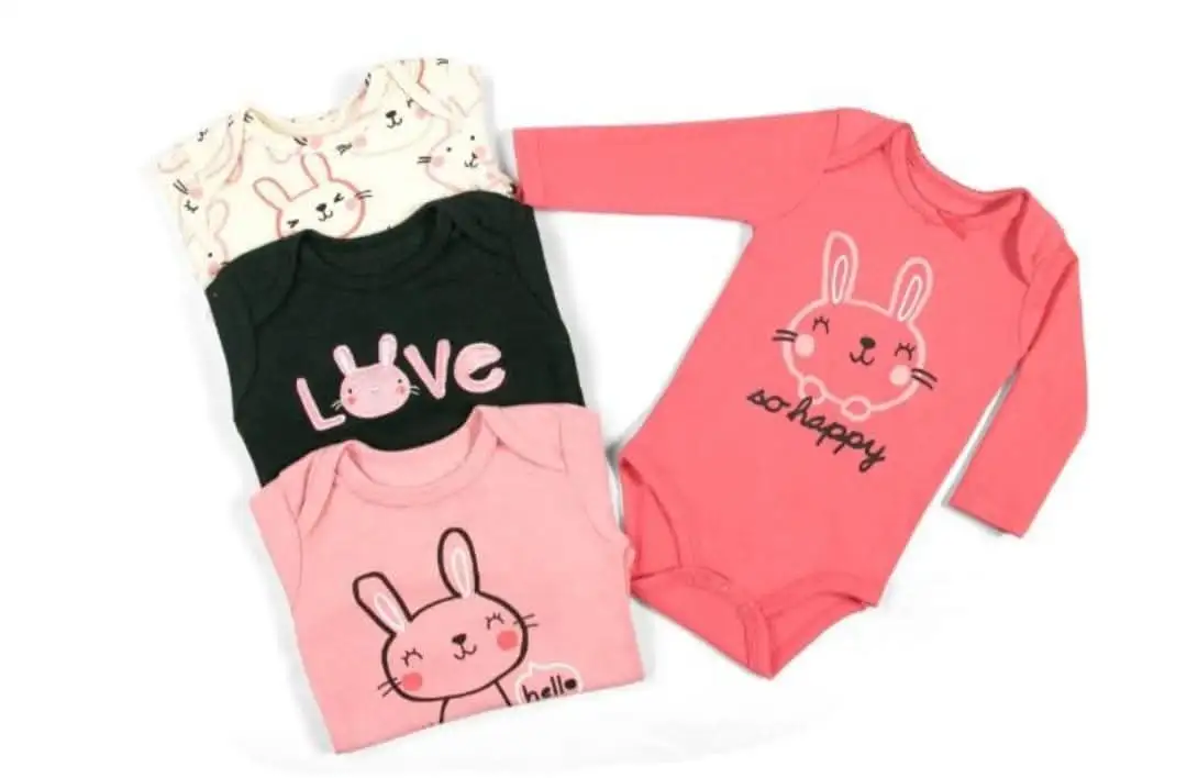 Set 4 bodys manga larga